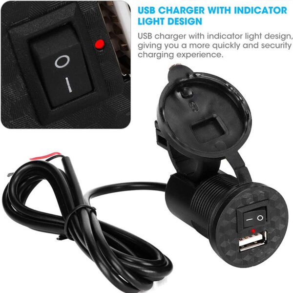 Cargador Usb Impermeable 12 V