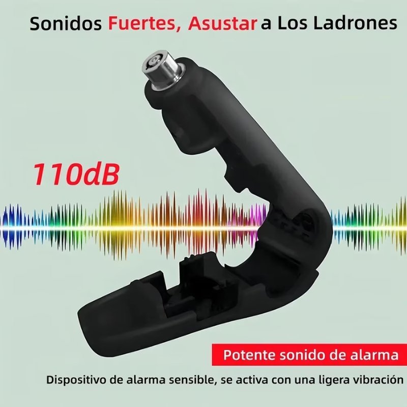 Candado Freno Manillar Moto Con Alarma