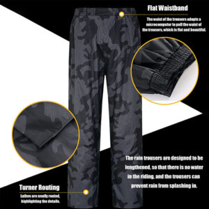 Pantalon Impermeable Camuflado Sudadera