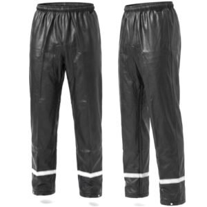 pantalón impermeable moto, pantalón PVC calibre 16, impermeable termosellado, ropa lluvia motociclista, pantalón reflectivo moto, impermeable sin costuras, protección lluvia moto