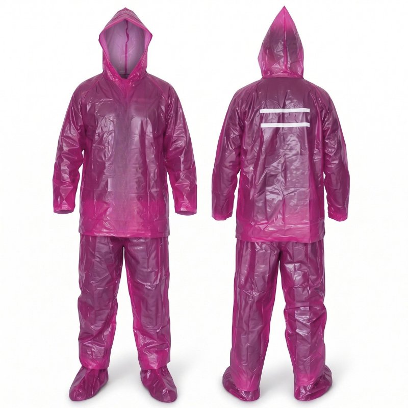 Impermeable Ligero Plastico Portable