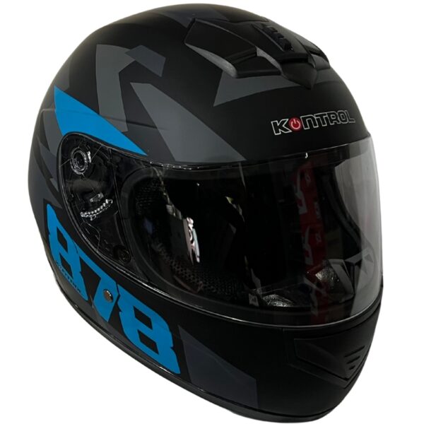 Casco Kontrol 878 Camo azul