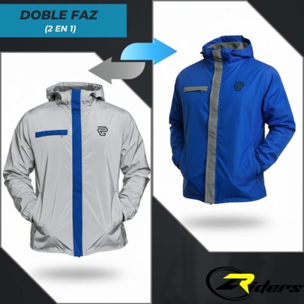 Chaqueta 100% Reflectiva Doble Faz Gp