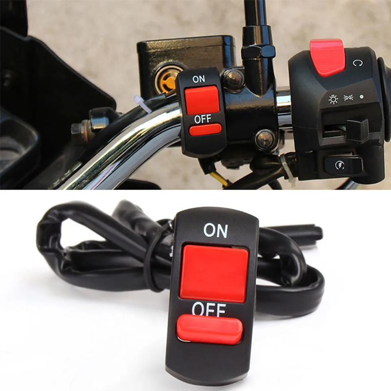 Switch Boton Interruptor Encendido Luces Moto 2 Posiciones