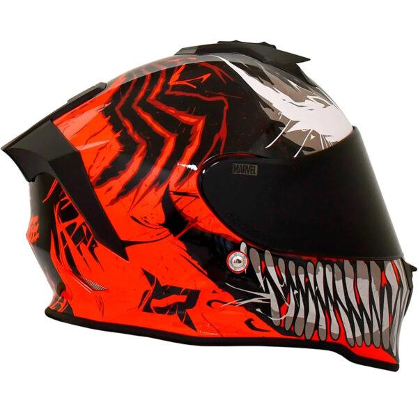 Casco X-Sports V151 Marvel Carnage Red