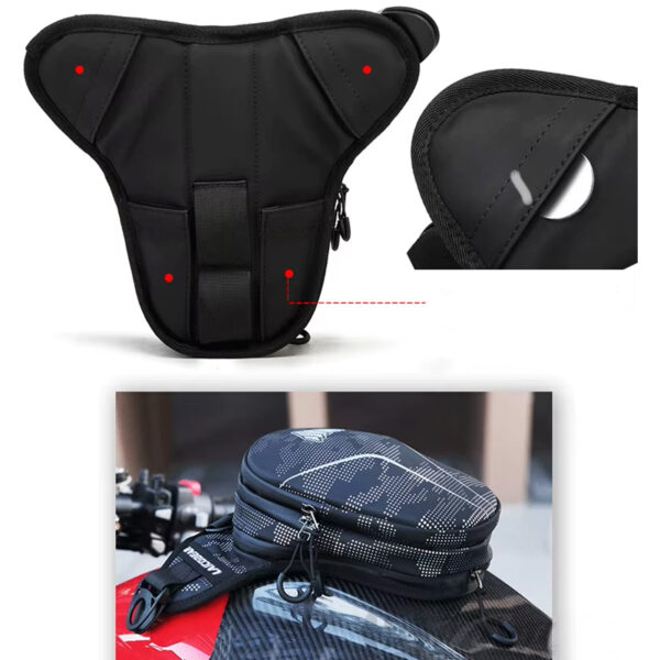 Piernera Rigida Bolso Tank Bag Laicobear