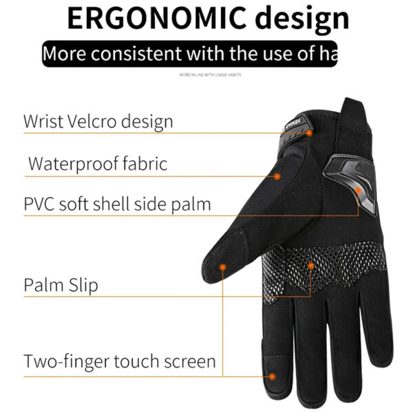 Guantes Impermeables Puizzance Pz03w Reflectivos Multicolor