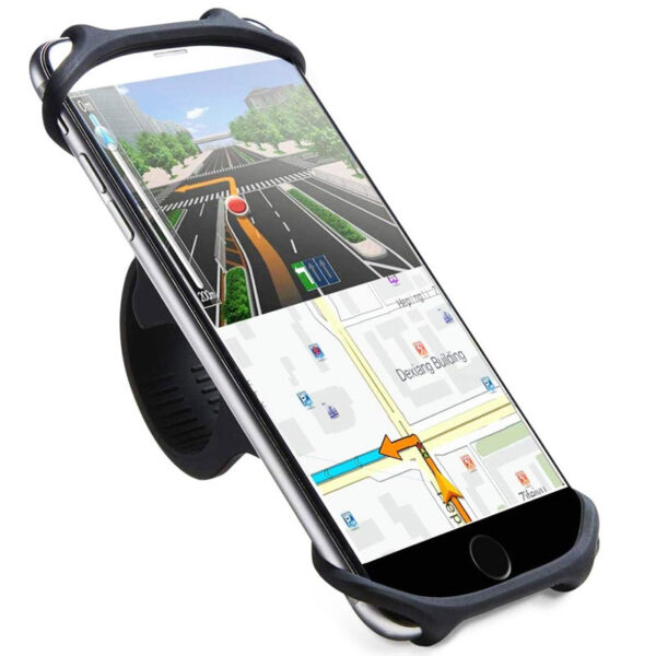 Soporte Siliconado Porta Celular Gps Vertical