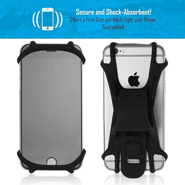 Soporte Siliconado Porta Celular Gps Vertical
