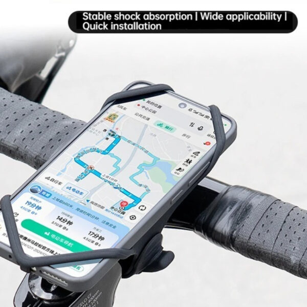 Soporte Siliconado Porta Celular Gps Vertical