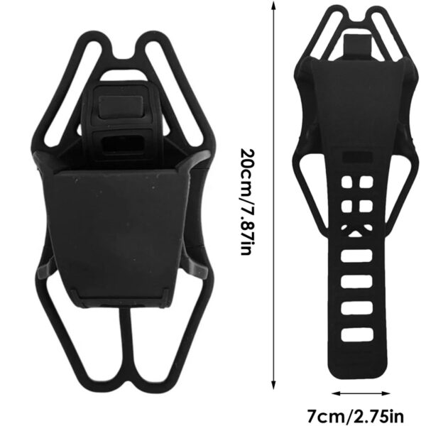 Soporte Siliconado Porta Celular Gps Vertical