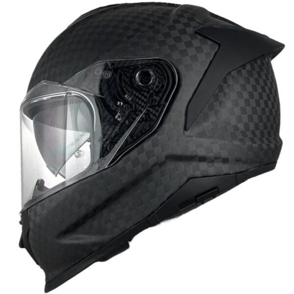 Casco Smk Titan Nero Carbon Matt