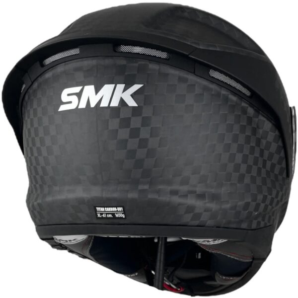 Casco Smk Titan Nero Carbon Matt