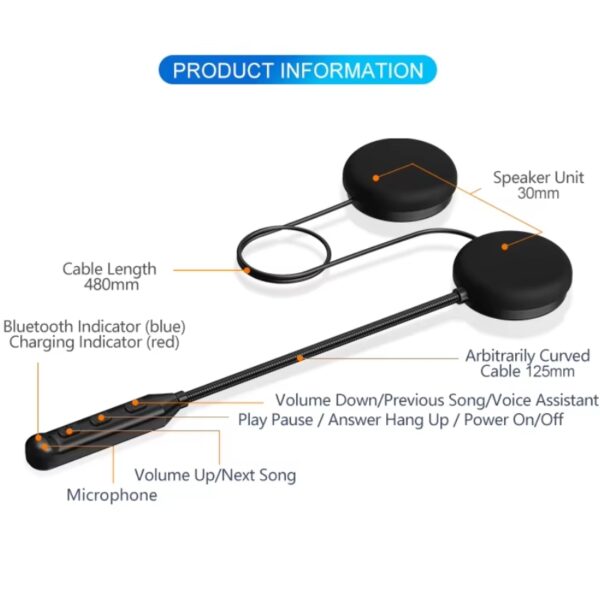 Intercomunicador Y1 Bluetooth