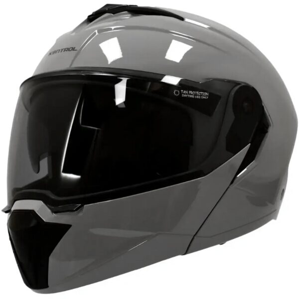 Casco Abatible Kontrol Trooper Sv Solid Gray