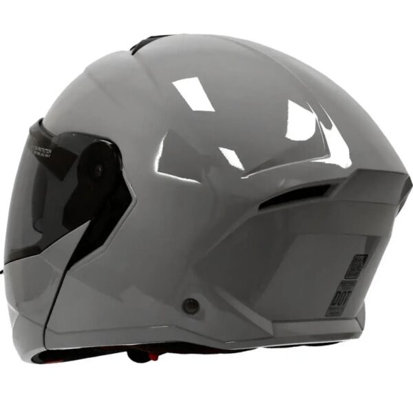 Casco Abatible Kontrol Trooper Sv Solid Gray