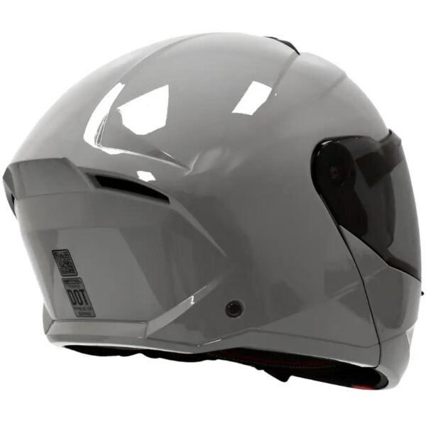Casco Abatible Kontrol Trooper Sv Solid Gray