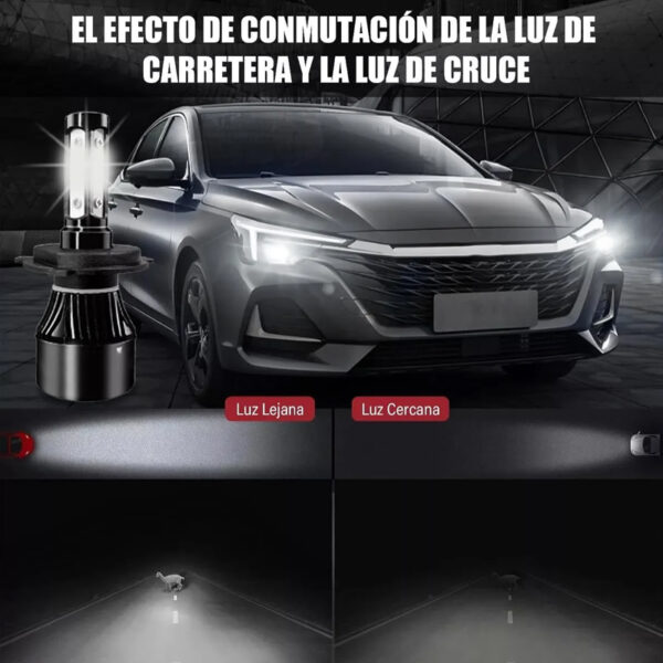Luz Led Bombillo S2-H4 6000 LM