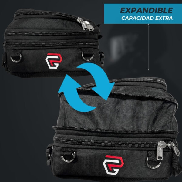 Maleta Moto Tank Bag Porta Celular Expandible V 2.0