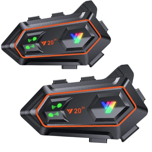 Intercomunicador Y20 Bluetooth Kit X 2