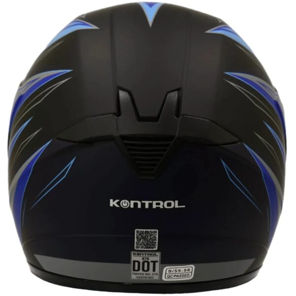 Casco Kontrol 878 Glanz Blue
