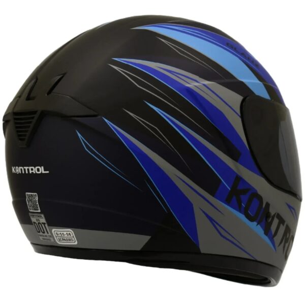 Casco Kontrol 878 Glanz Blue