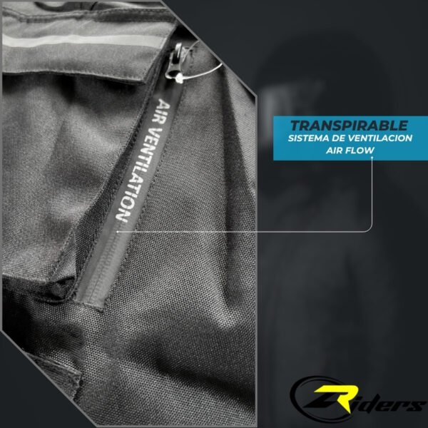 Pantalon Bykr Adventure Proteccion Certificada Impermeable