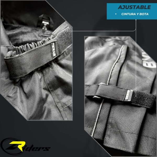 Pantalon Bykr Adventure Proteccion Certificada Impermeable