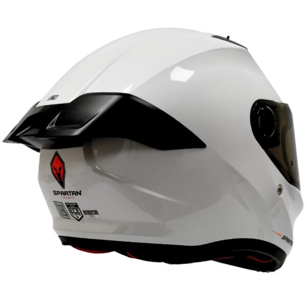 Casco Spartan Fenix Solid White