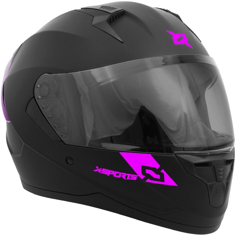 XSPORTS_M67_13 Casco X-Sports M67 Spoiler Black Pink