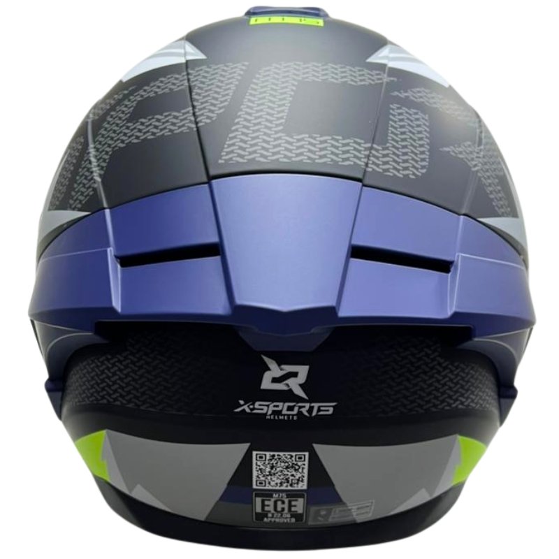 XSPORTS_M75_4_3 Casco X-Sports M75 Arrow Blue