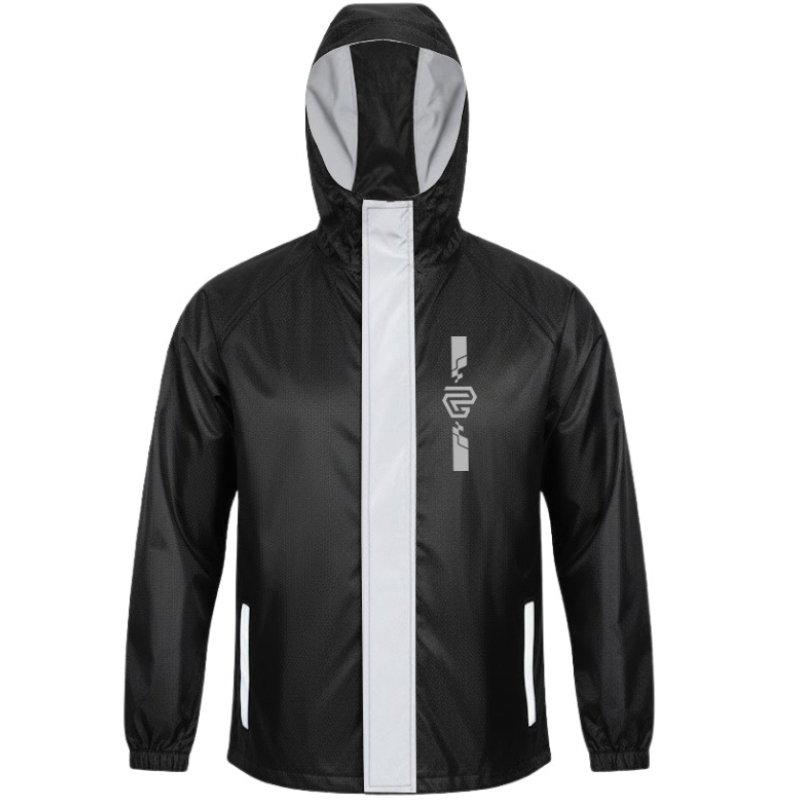 Chaqueta Impermeable 100% Reflectiva Doble Faz Gp Rain Pro