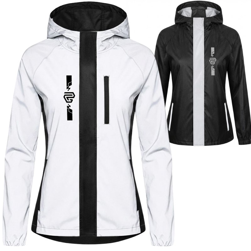 CA_93_LADY_0 Chaqueta Impermeable 100% Reflectiva Doble Faz Gp Rain Pro