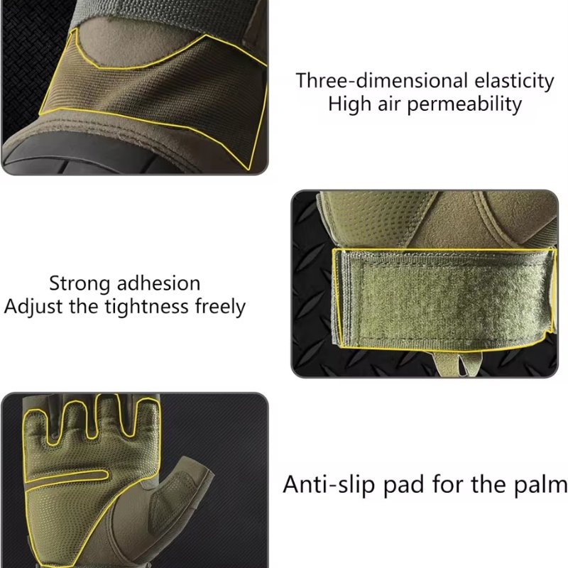 Guantes Protectores Tacticos Dedo Medio