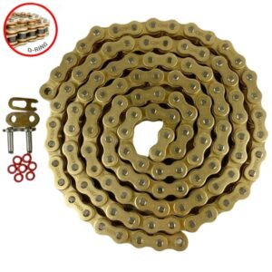 Cadena Reforzada para Moto Jill Pzt 428H - 132L O-Ring Dorada