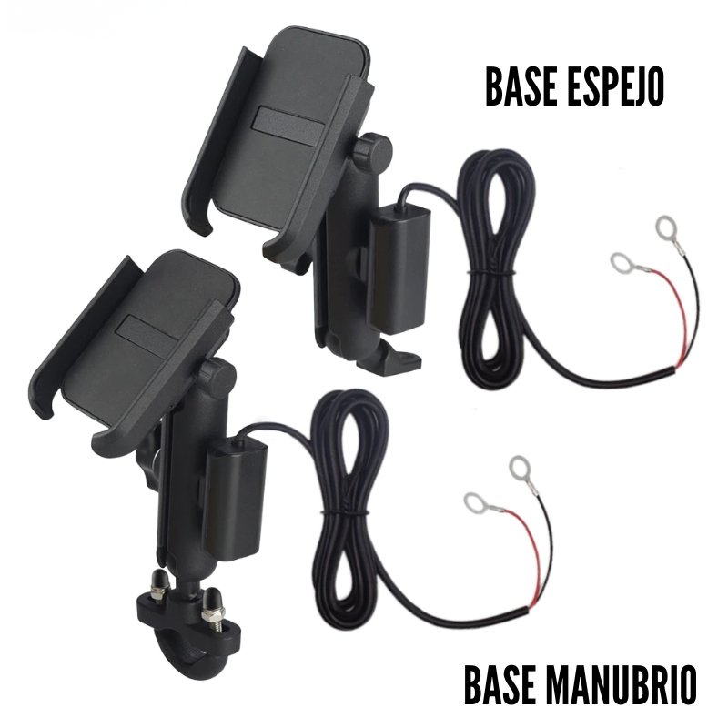 Soporte Holder Aluminio Premium Porta Celular Con Cargador 1037