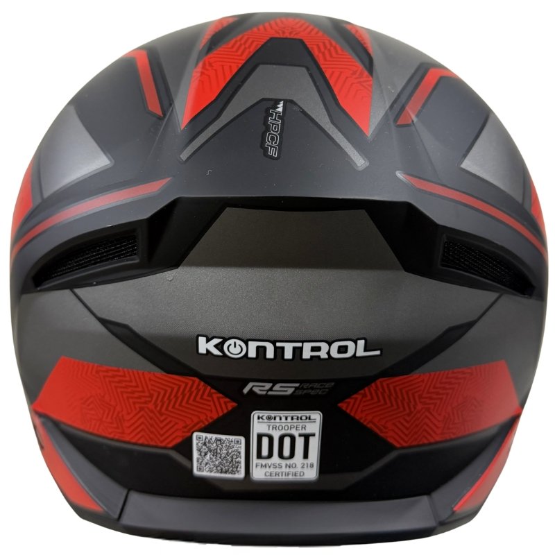 Casco Abatible Kontrol Trooper Sv D4 N2 Red
