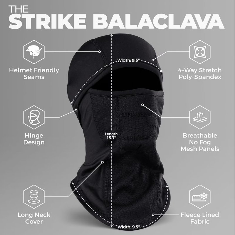 Balaclava Multifuncional Importada Termica Y-25802 Premium