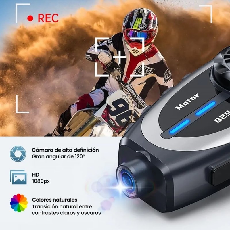 Intercomunicador Moto Q29 Cámara Full HD 1080p