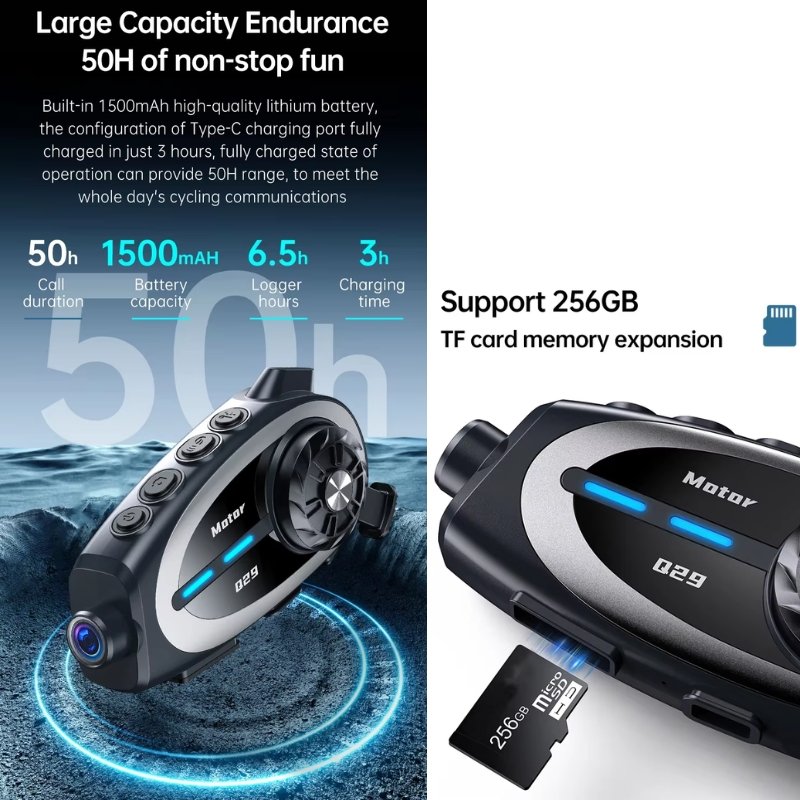 Intercomunicador Moto Q29 Cámara Full HD 1080p