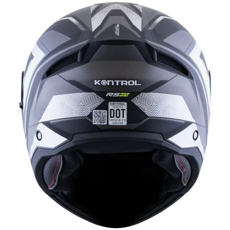 Casco Abatible Kontrol Trooper Sv D4 N4 Grey