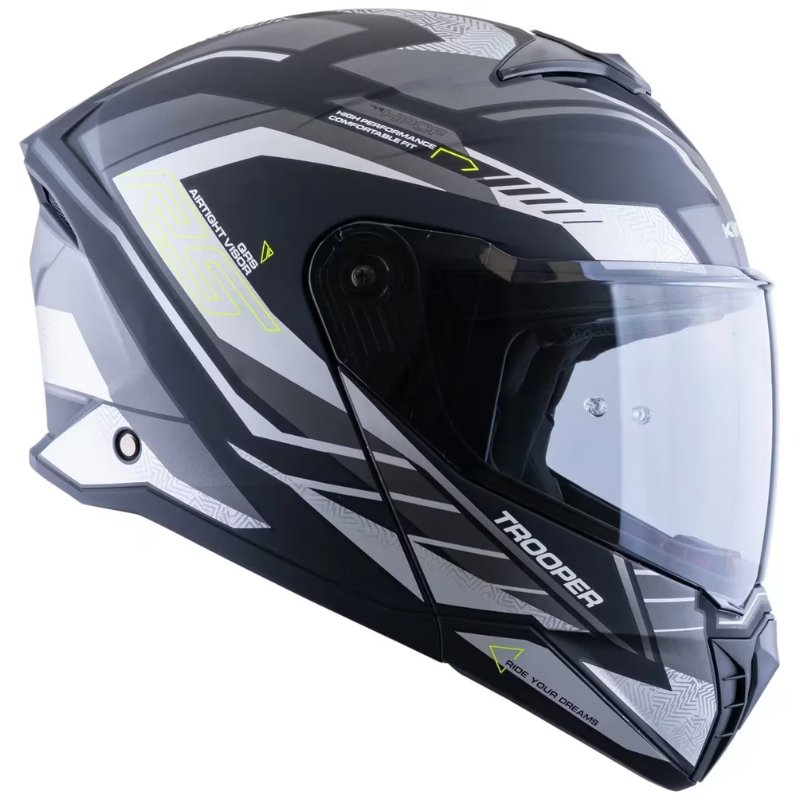 Casco Abatible Kontrol Trooper Sv D4 N4 Grey