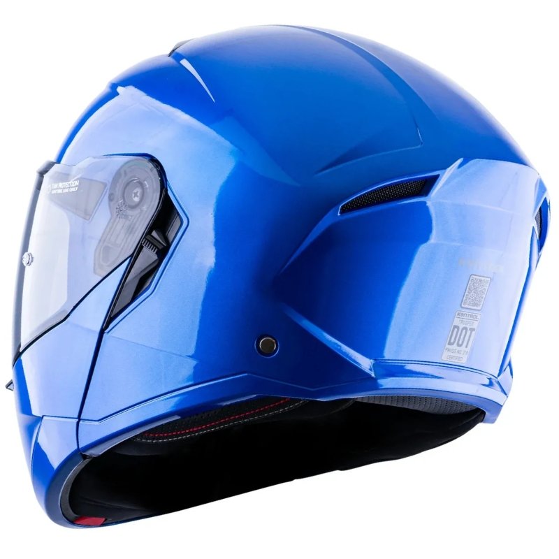 Casco Abatible Kontrol Trooper Sv Solid Blue
