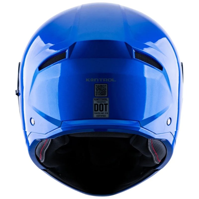Casco Abatible Kontrol Trooper Sv Solid Blue