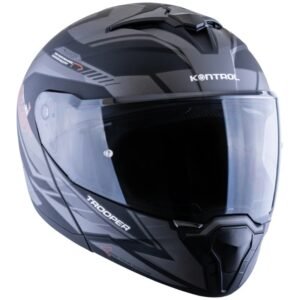 Casco Abatible Kontrol Trooper Sv D4 N4 Orange