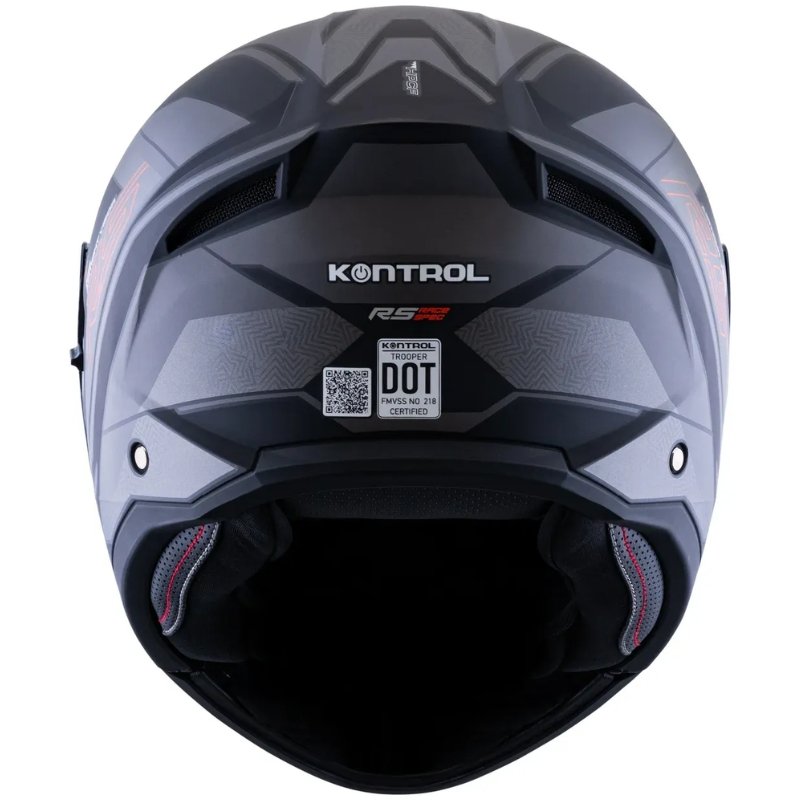 Casco Abatible Kontrol Trooper Sv D4 N4 Orange