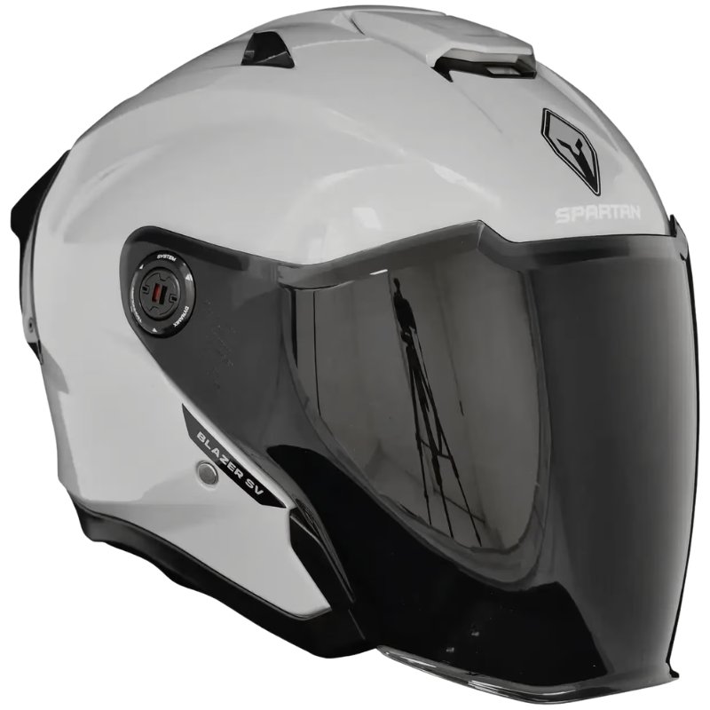 Casco Spartan Blazer Sv Open Face Grey