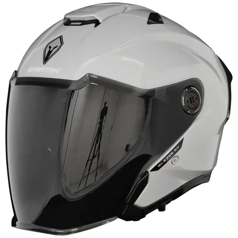 Casco Spartan Blazer Sv Open Face Grey
