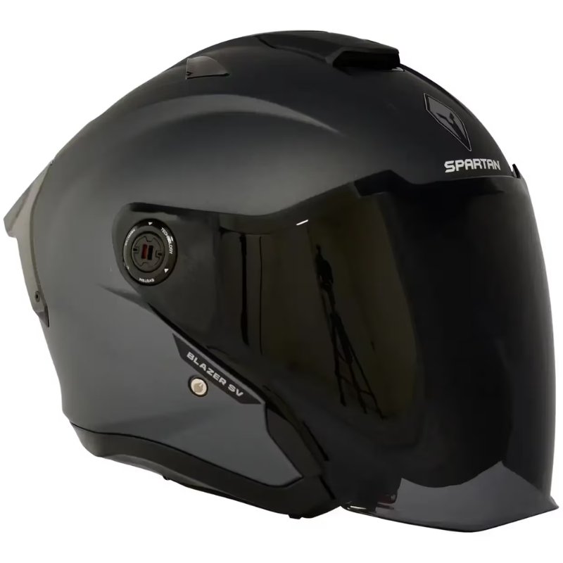 Casco Spartan Blazer Sv Open Face Solid A2 Titanium