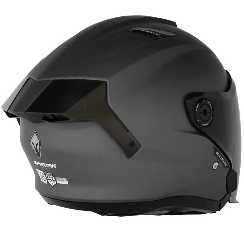 Casco Spartan Blazer Sv Open Face Solid A2 Titanium